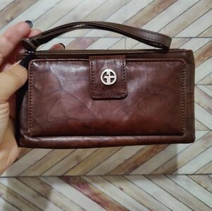 Giani Bernini Genuine Leather Wristlet